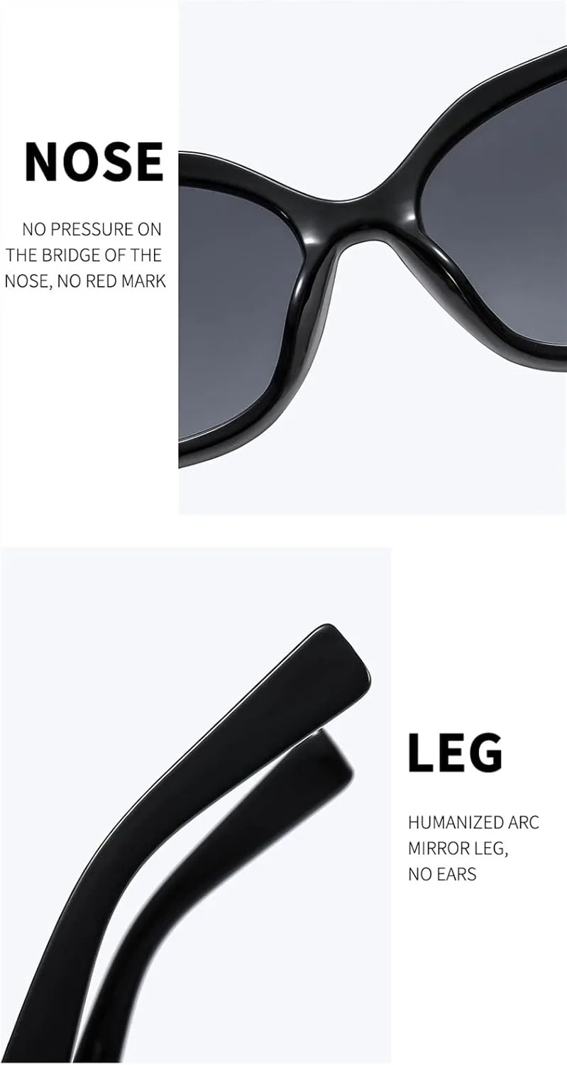 

Модные декоративные солнцезащитные очки «кошачий глаз» 2026 года для мужчин и женщин, для отдыха на природе и пляже (цвет: H, размер: средний) MTZJH, One Color