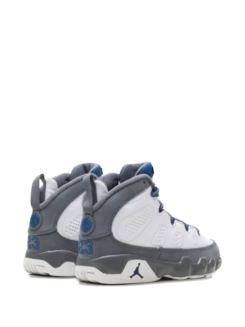 Кроссовки Air Jordan 9 с перфорированными вставками Jordan Kids, белый — фото 3