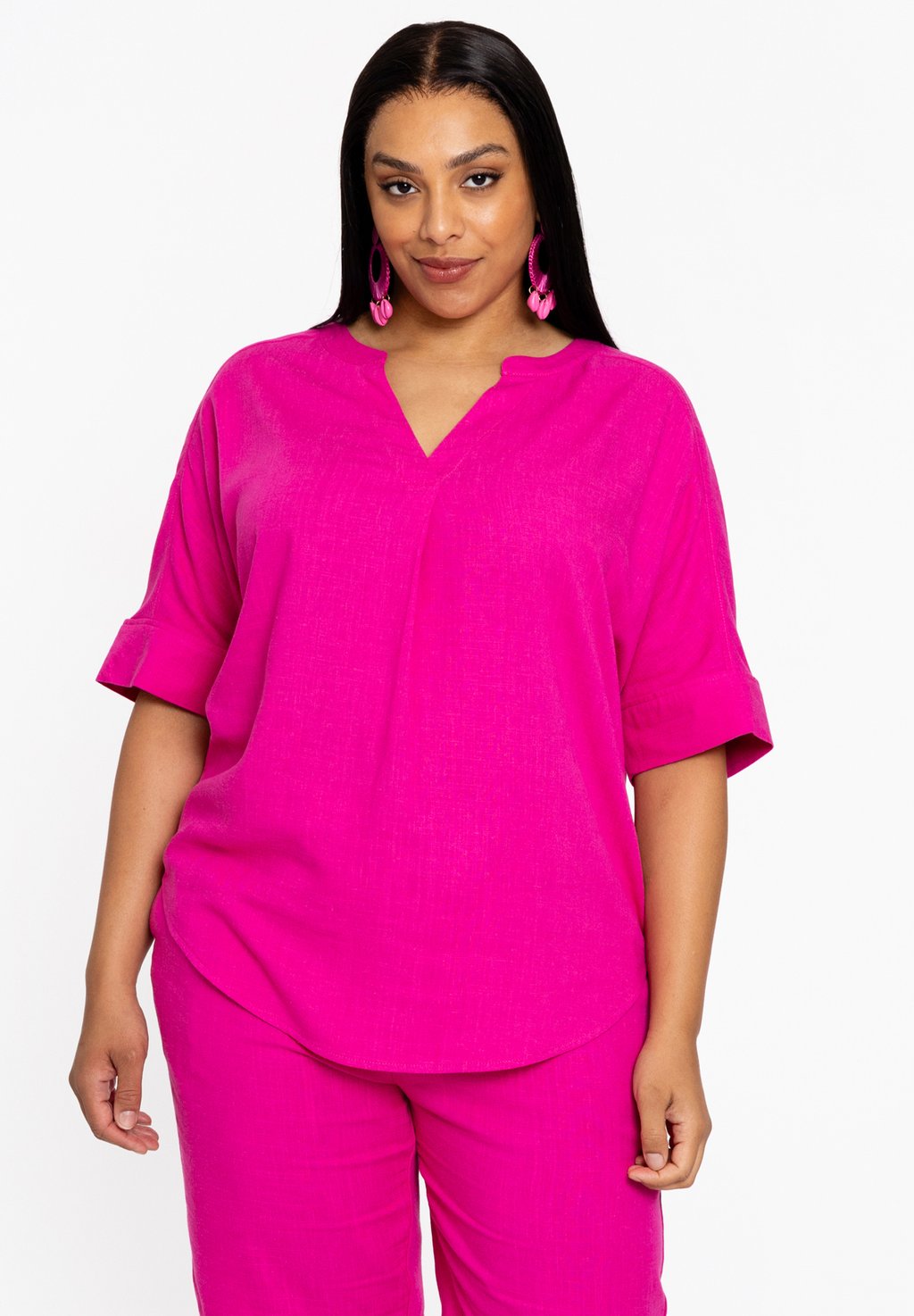 

Туника WITH SHORT SLEEVES YOEK, светло-розовый