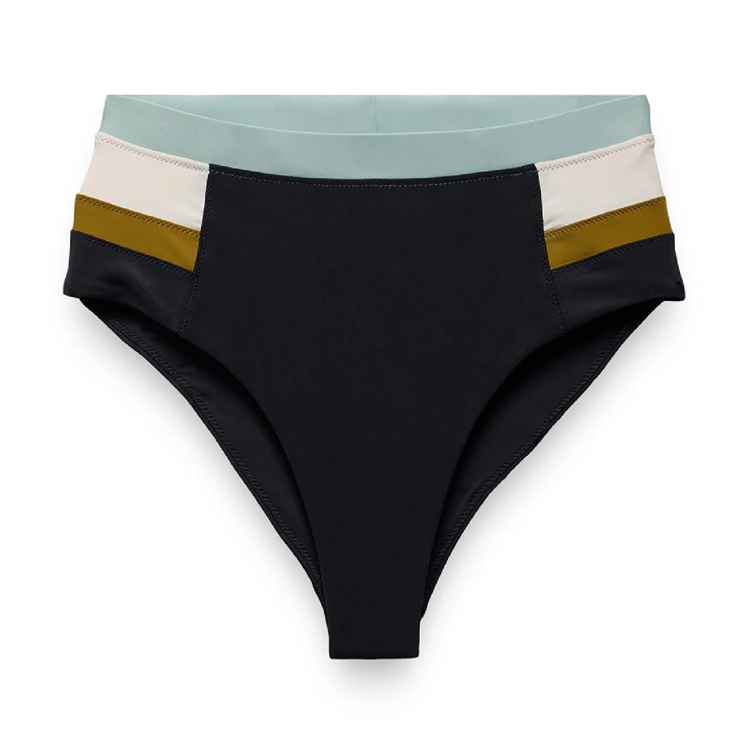 

Бикини с высокой талией Baja Bound - Для женщин prAna, Black Colorblock