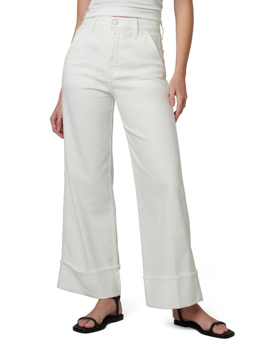 

Широкие брюки Trixie Flat Front до щиколотки Joe's Jeans, цвет Optic White