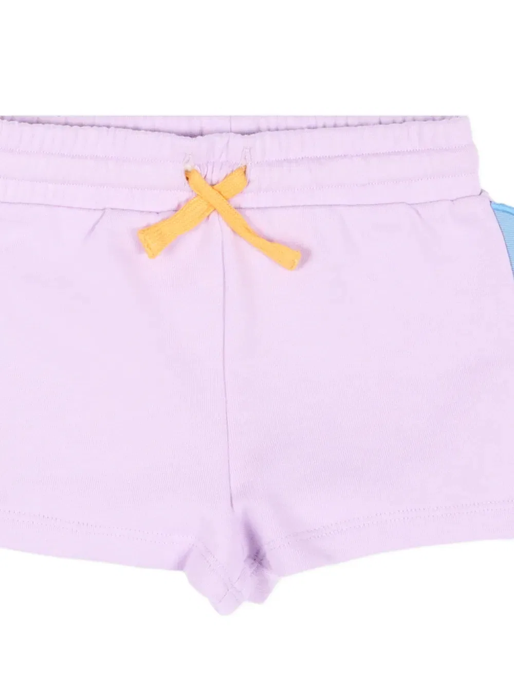 Спортивные шорты с волнистым краем Stella Mccartney Kids, фиолетовый — фото 3