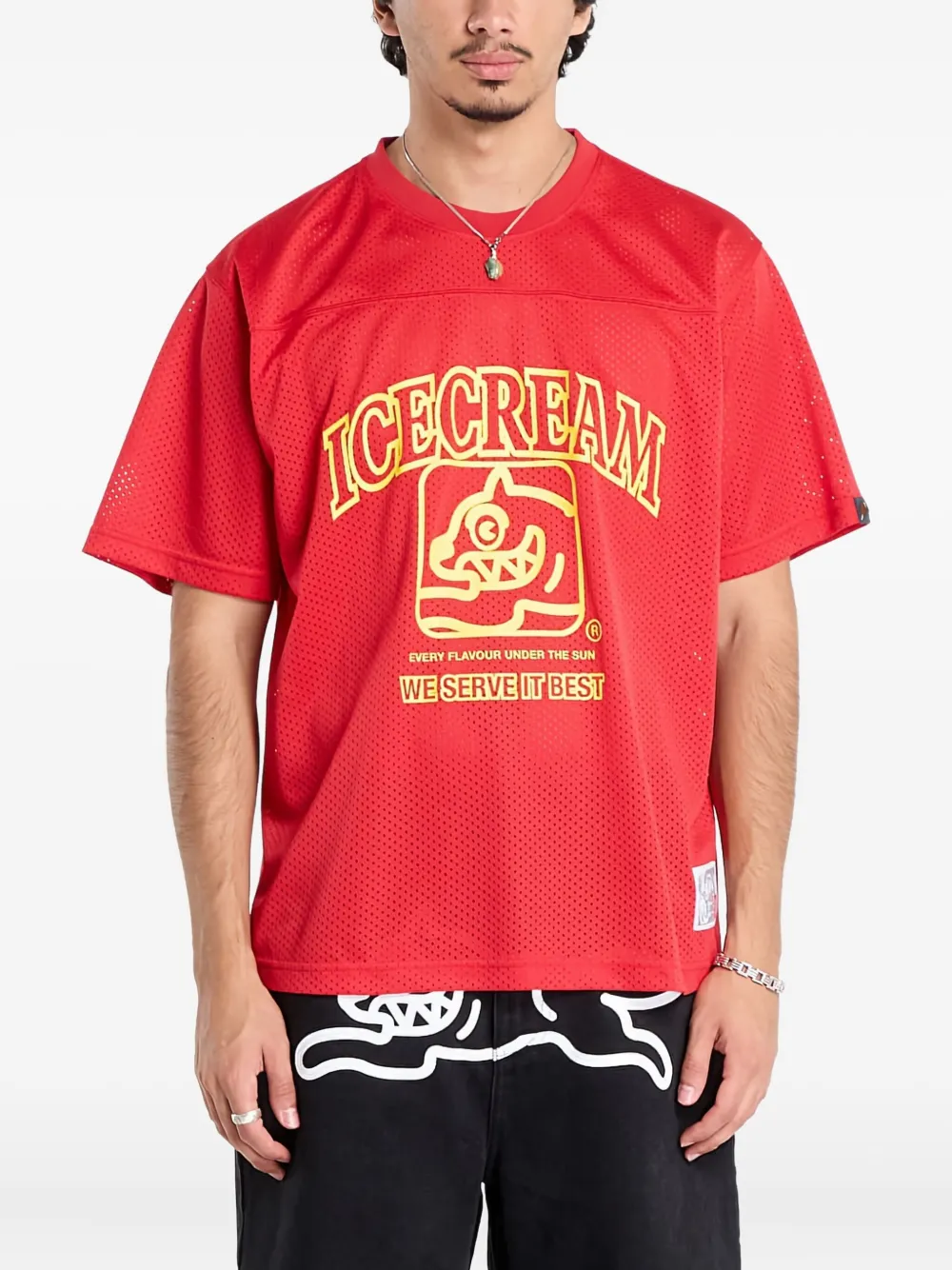 

Футболка с принтом-логотипом Billionaire Boys Club - Ice Cream, красный