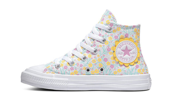 Кроссовки ditsy floral chuck taylor all star 'cream pink' Converse, белый — фото 3
