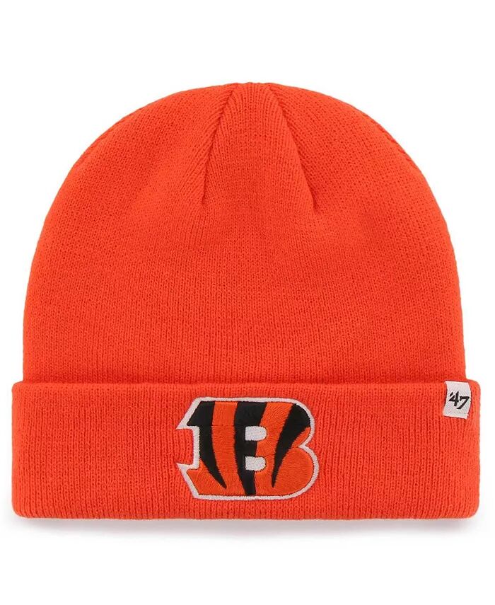 

Мужская оранжевая шапка Cincinnati Bengals Secondary Basic с манжетами '47 Brand