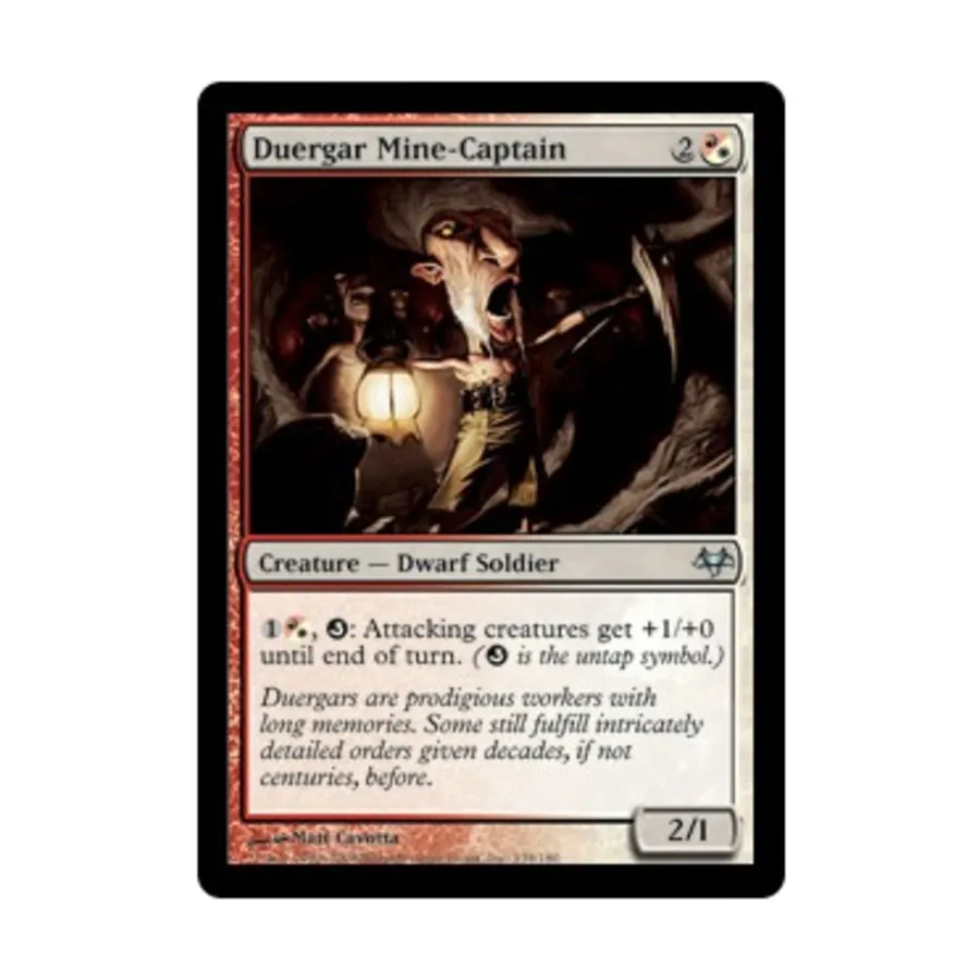 

CCG Дуэргарский минный капитан (U), MTG - Eventide
