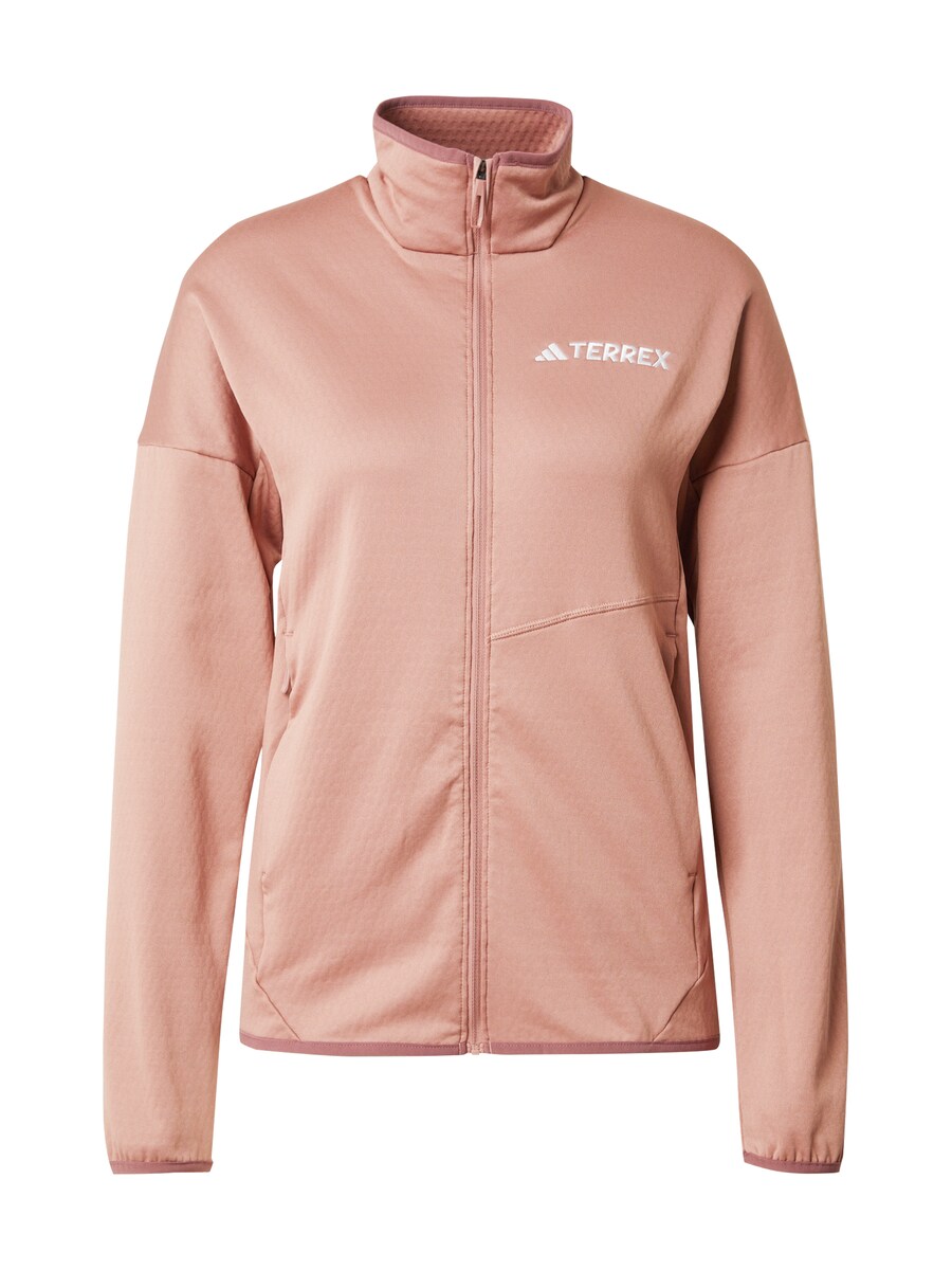 

Спортивная флисовая куртка ADIDAS TERREX XPR, цвет Pastel red
