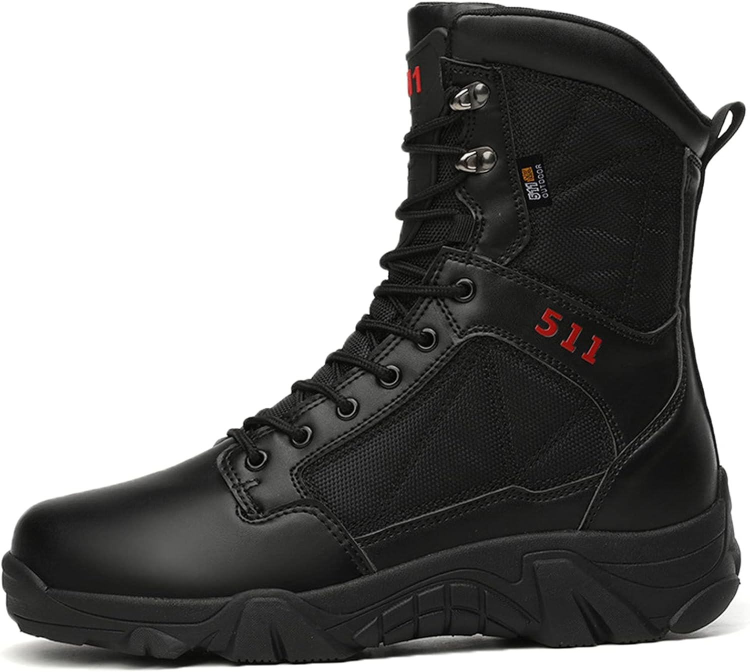 

Мужские трекинговые ботинки hongrenamz, водонепроницаемые, для активного отдыха, походов и кемпинга, противоскользящие, черные, EU40/US7.5