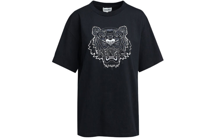 

Футболка женская Kenzo, темно-синий / белый