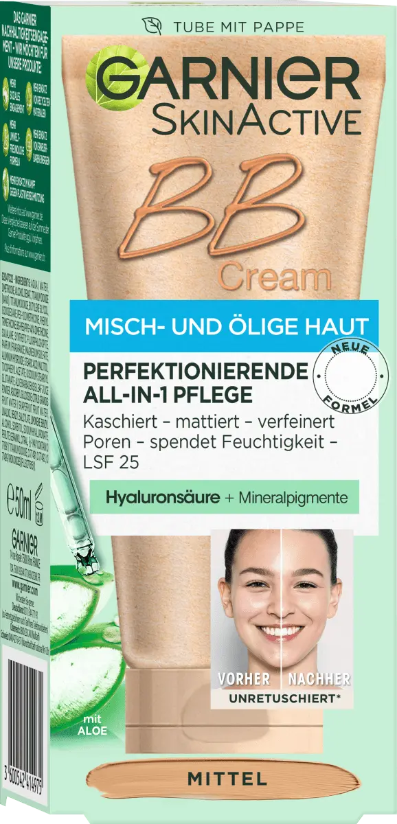 

BB Cream All-in-1 Care Matt средний SPF 25 500мл Garnier