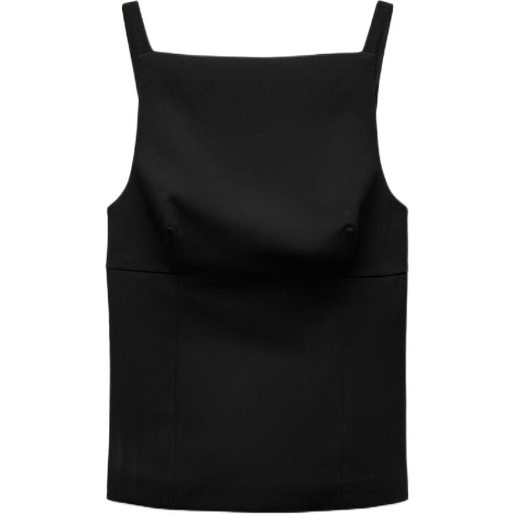 

Футболка-майка Trf Tank Tops Women's ZARA, черный