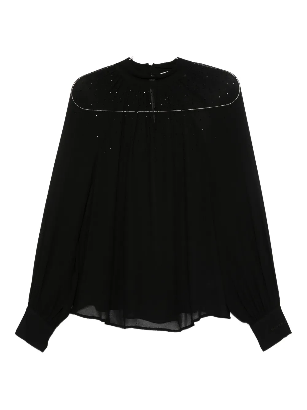 

Блузка с длинными рукавами Ermanno Firenze, черный