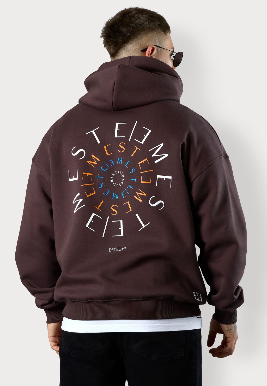 

Толстовка MIXED CIRCLES OVERSIZED ESTEEM, темно-коричневый