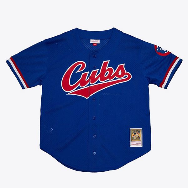 

Мужская футболка для тренировок Chicago Cubs Greg Maddux в королевском цвете Mitchell & Ness