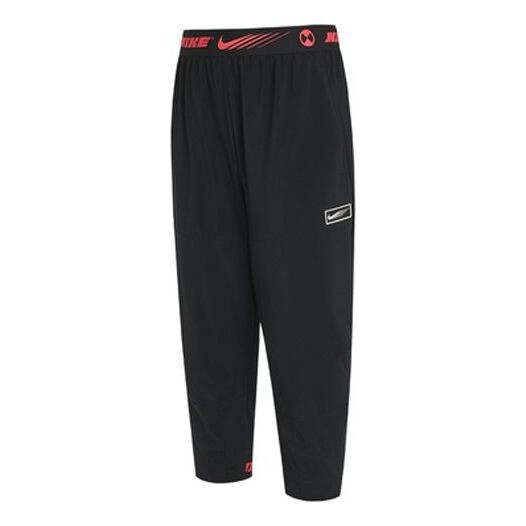 

Брюки men's sport clash casual fitness training sports cropped pants/trousers black Nike, черный