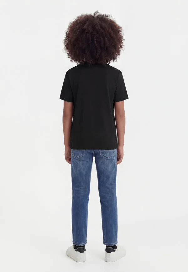 Футболка унисекс с логотипом ss Calvin Klein Jeans, Black — фото 2