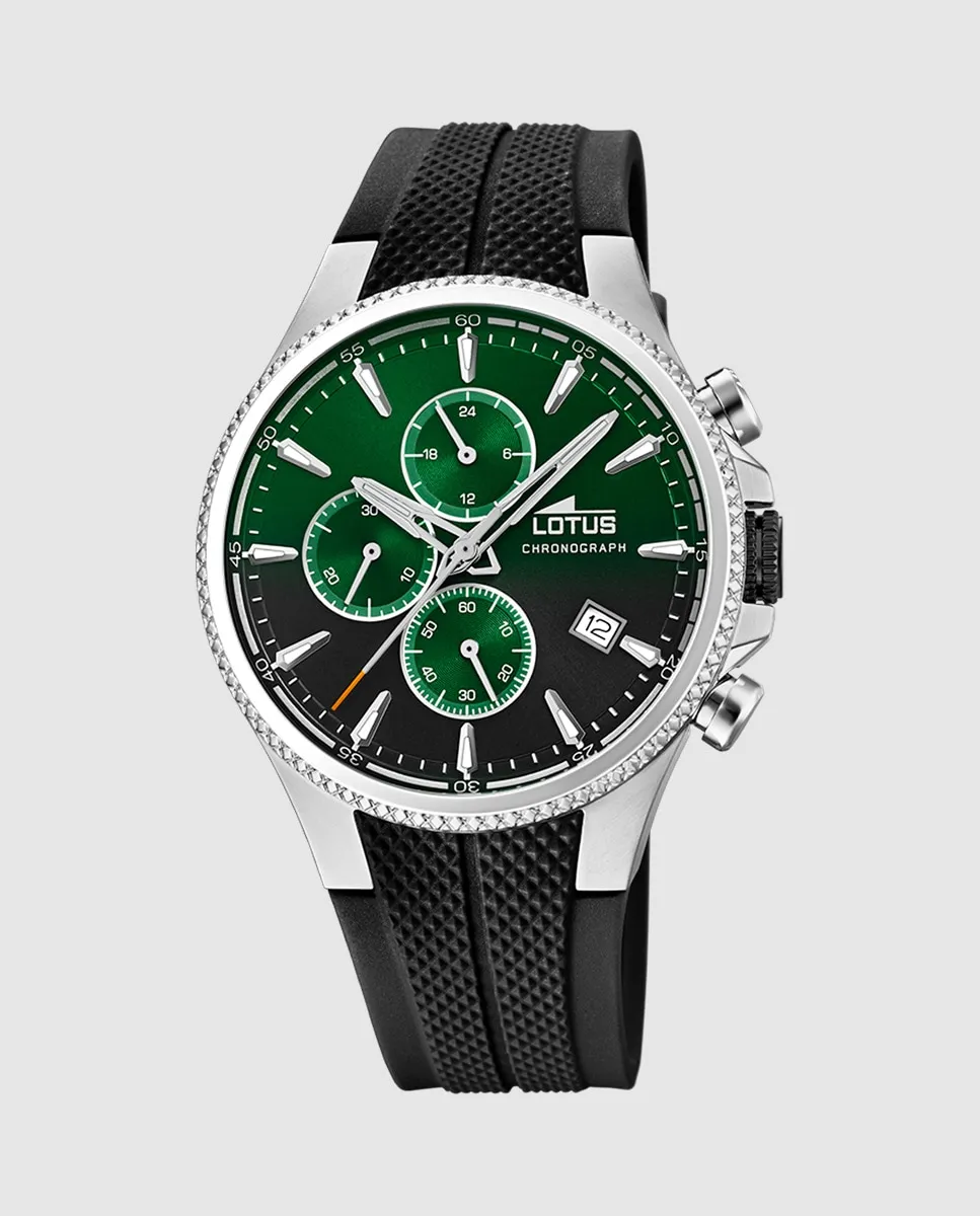 

Мужские часы 18621/A Chrono синие резиновые LOTUS, синий