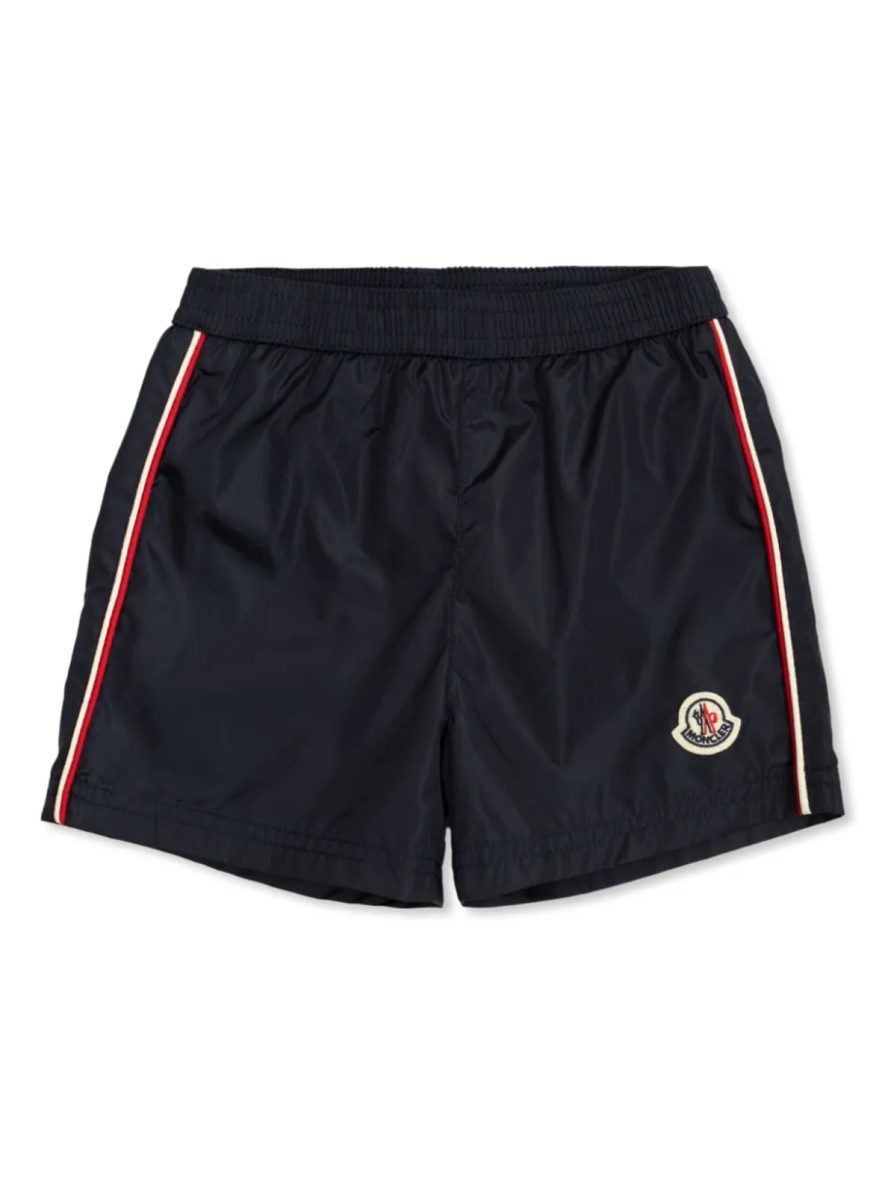 

Плавки-шорты с полосками Moncler Enfant, синий