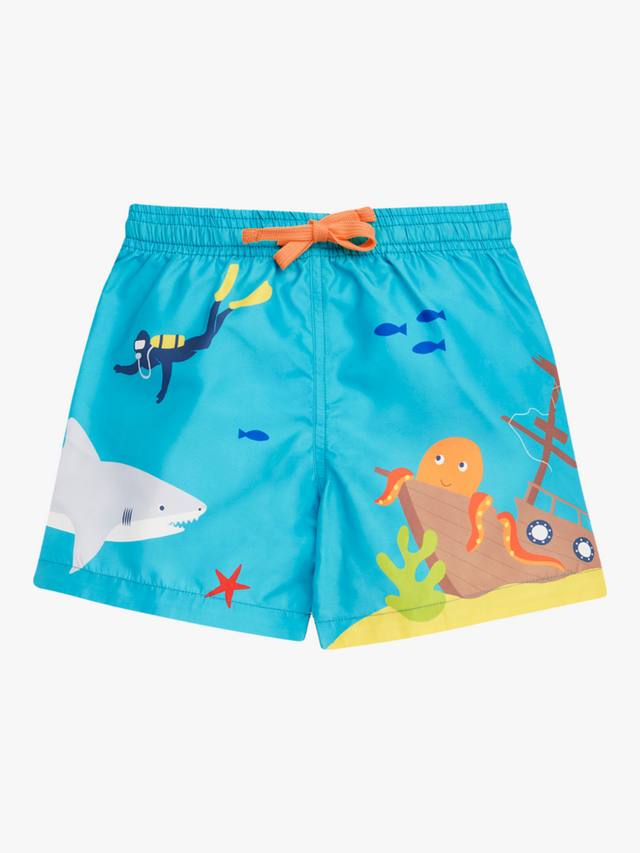 

Детские шорты Polkerris Frugi, Tropical Sea/Diver