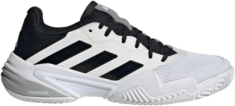 Мужские кроссовки Adidas Barricade 13, белый/черный/серый — фото 2