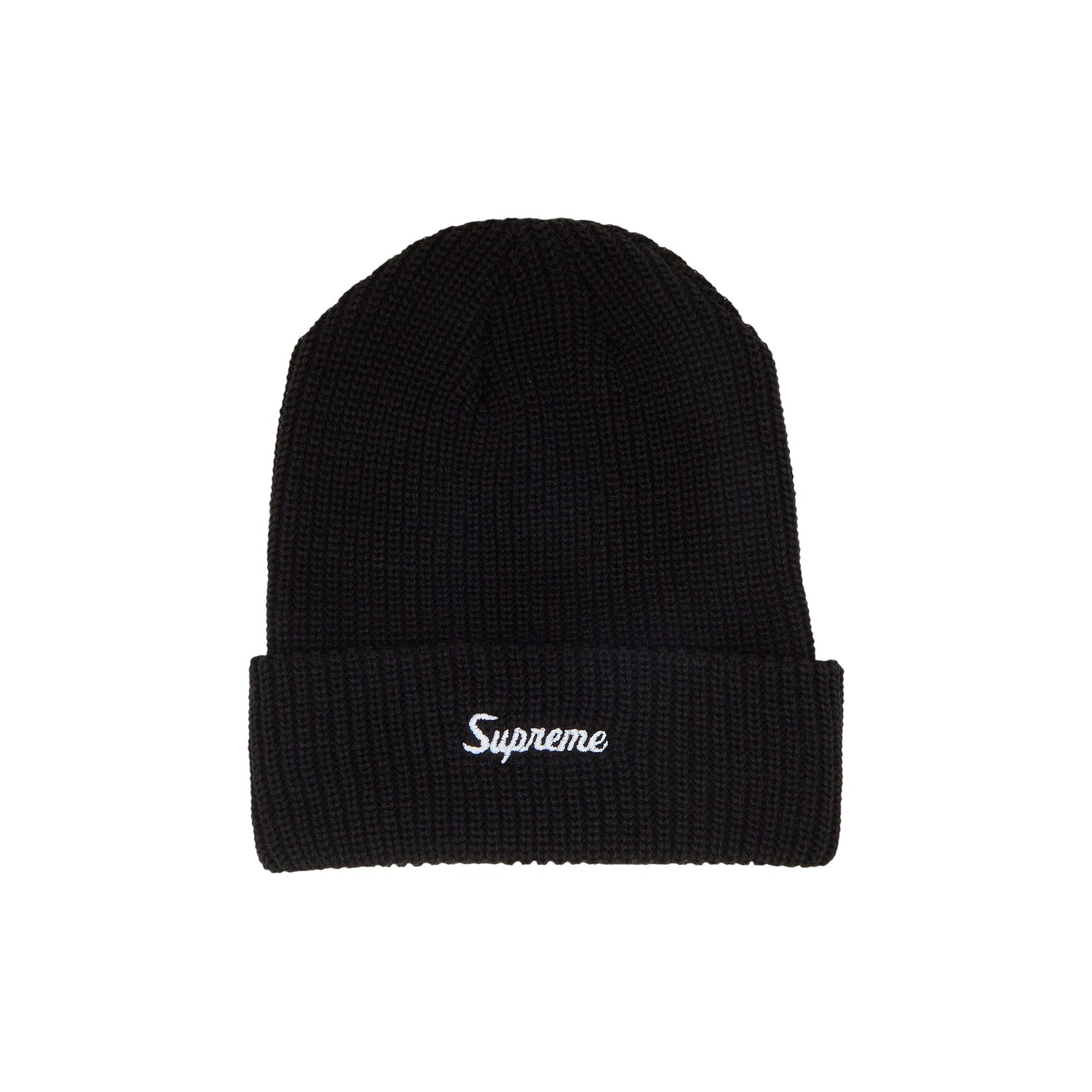 

Шапка-бини Supreme свободного кроя, цвет Черный