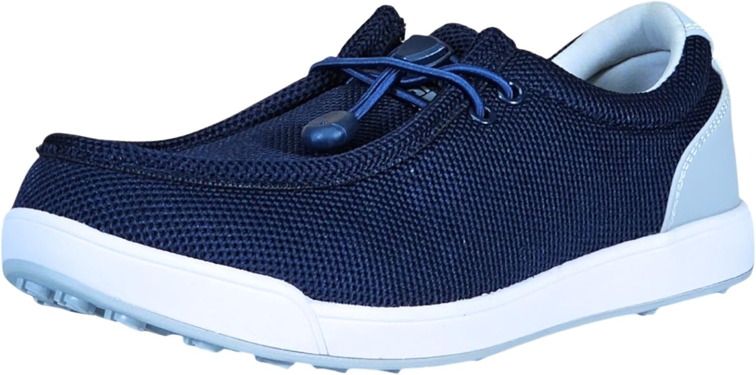 

Мужские гольф обувь SKONI без шипов, На липучке, Легкие, синий/серый/темно-синий