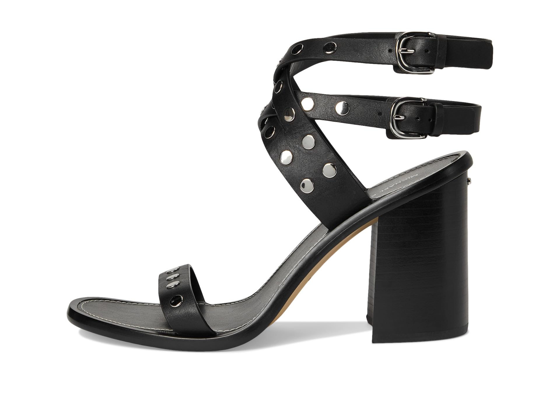 Сандалии MICHAEL Michael Kors Irene Heeled Sandal, черный — фото 4