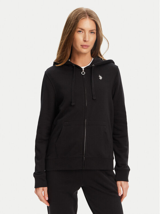 

Свитшот regular fit WUP1512 U.S. Polo Assn., чёрный