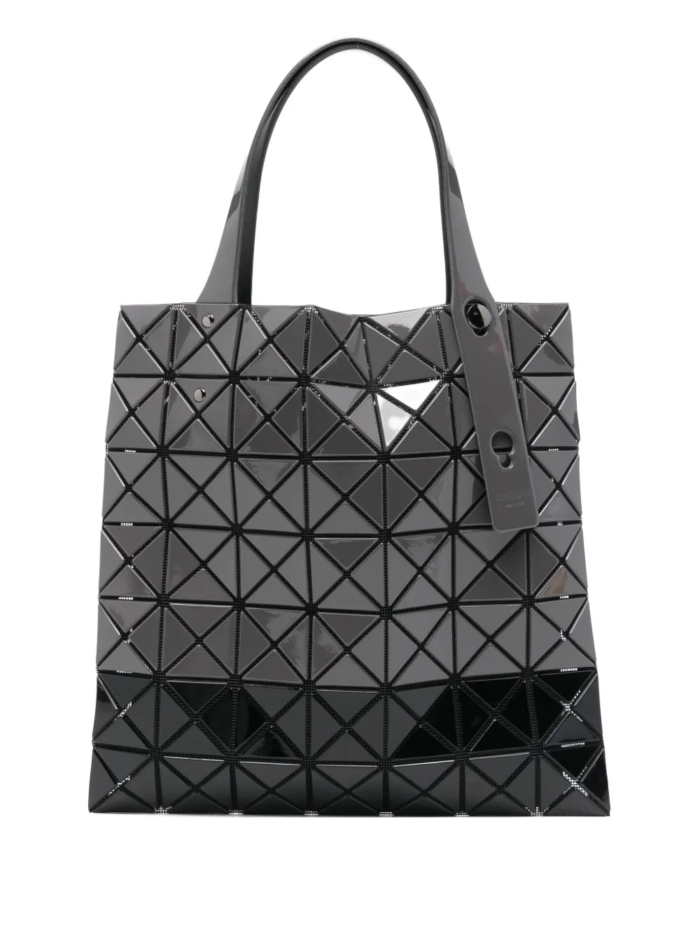 

Сумка-тоут с геометрическим узором Bao Bao Issey Miyake, серый