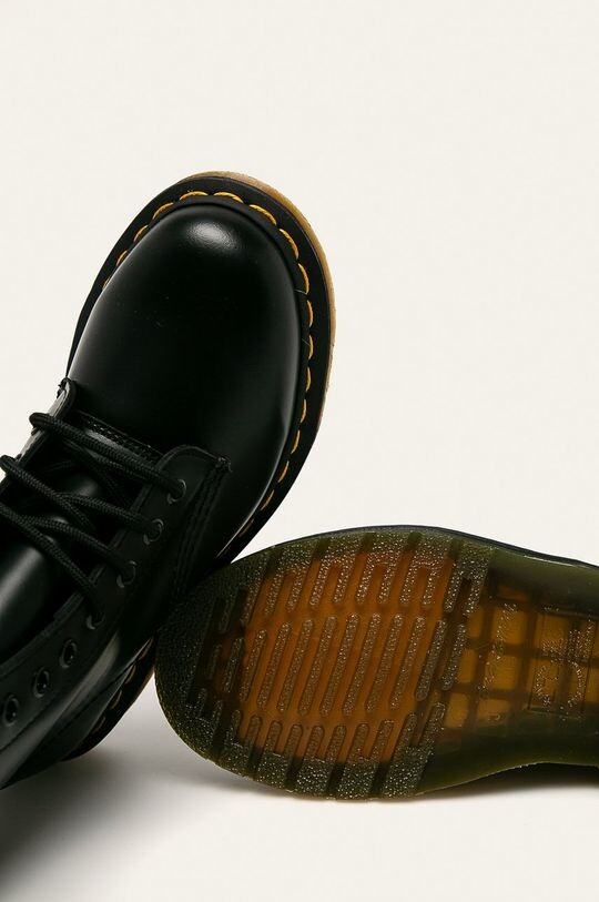 Ботинки мужские Dr. Martens высокие из натуральной кожи, черный — фото 4