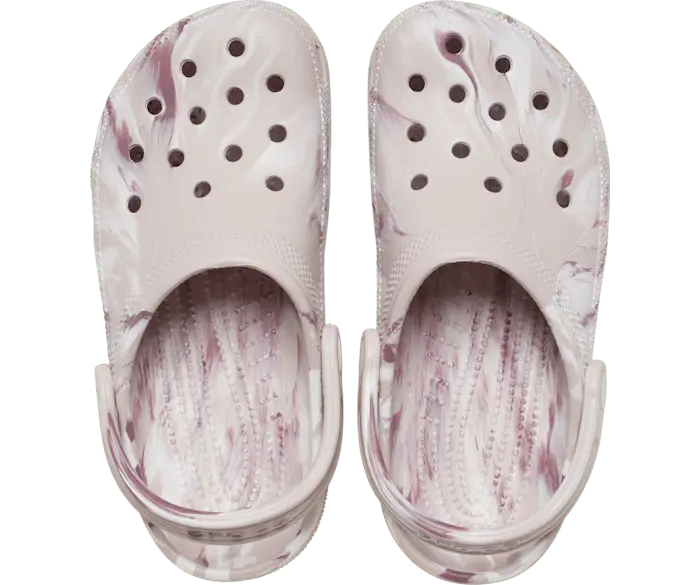Классические мраморные сабо Crocs женские, цвет Quartz / Multi — фото 3