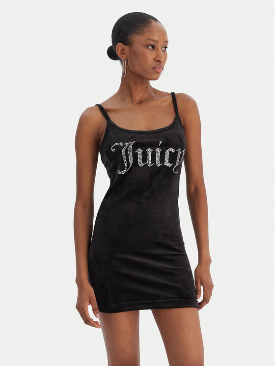 

Повседневное платье slim fit Rae JCWE222003 Juicy Couture, черный