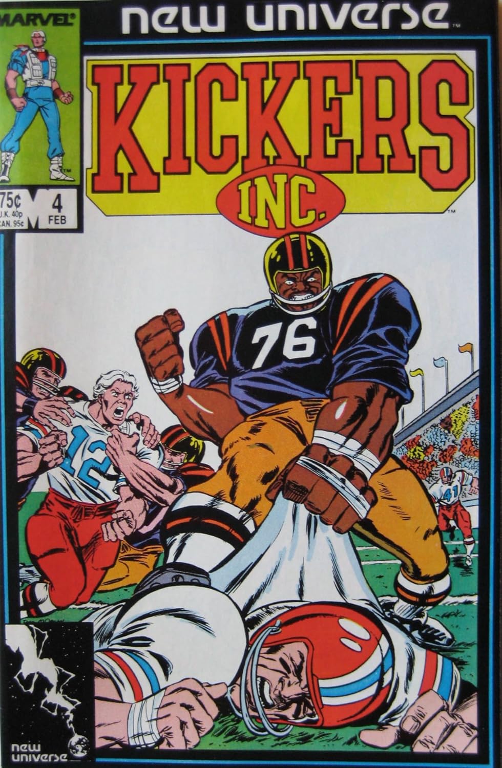 

KICKERS INC. #4, February 1988 (Marvel Comics Group)