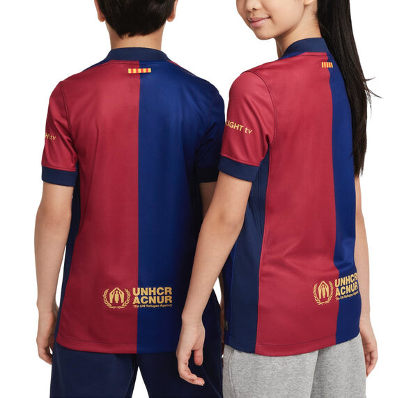 Спортивная футболка fc barcelona 24/25 home jersey 'blue red' Nike, синий — фото 2