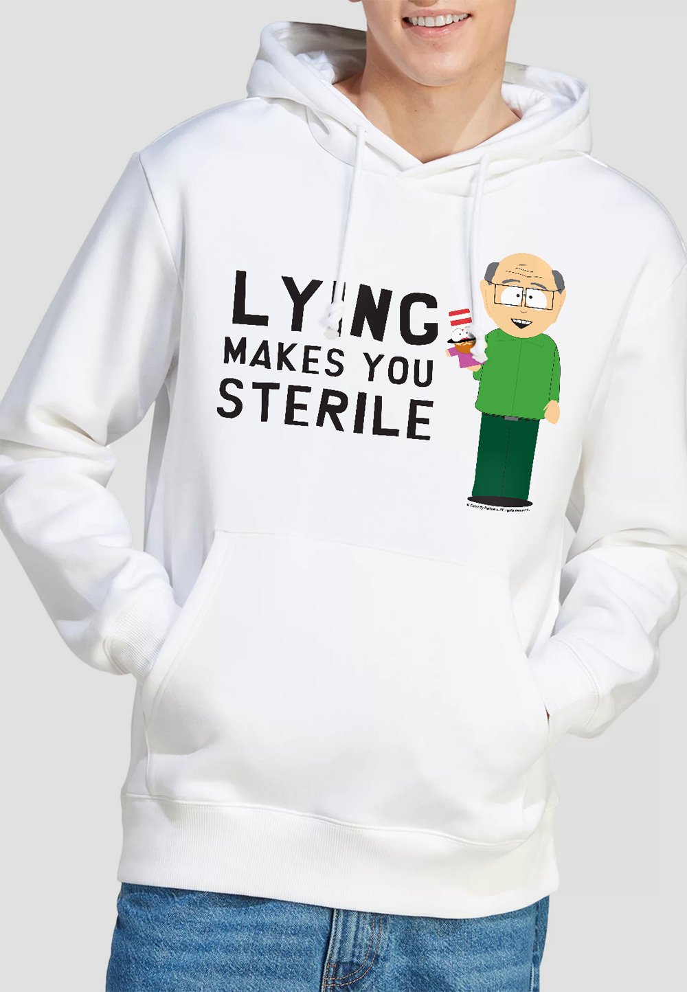 

Толстовка SOUTH PARK LYING MAKES YOU STERILE Cotton Soul, молочный