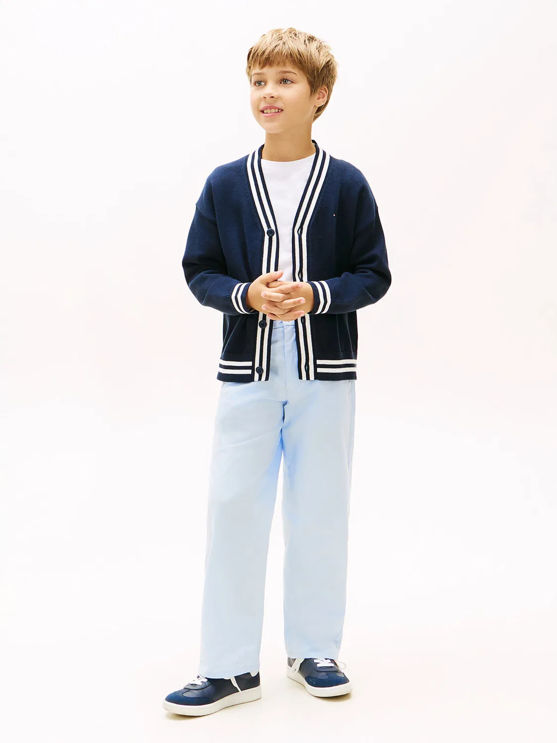 Широкие брюки - 'незаменимый элемент гардероба'. Tommy Hilfiger, Light Blue — фото 3