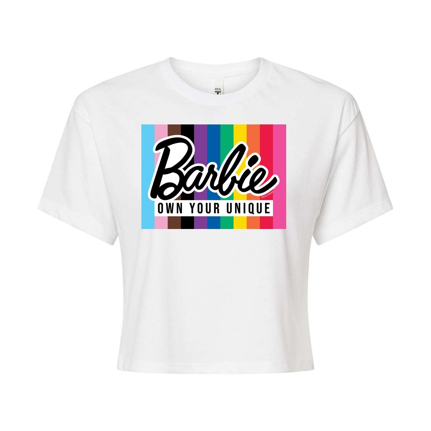 

Juniors’ Barbie — ваша уникальная укороченная футболка Barbie, белый