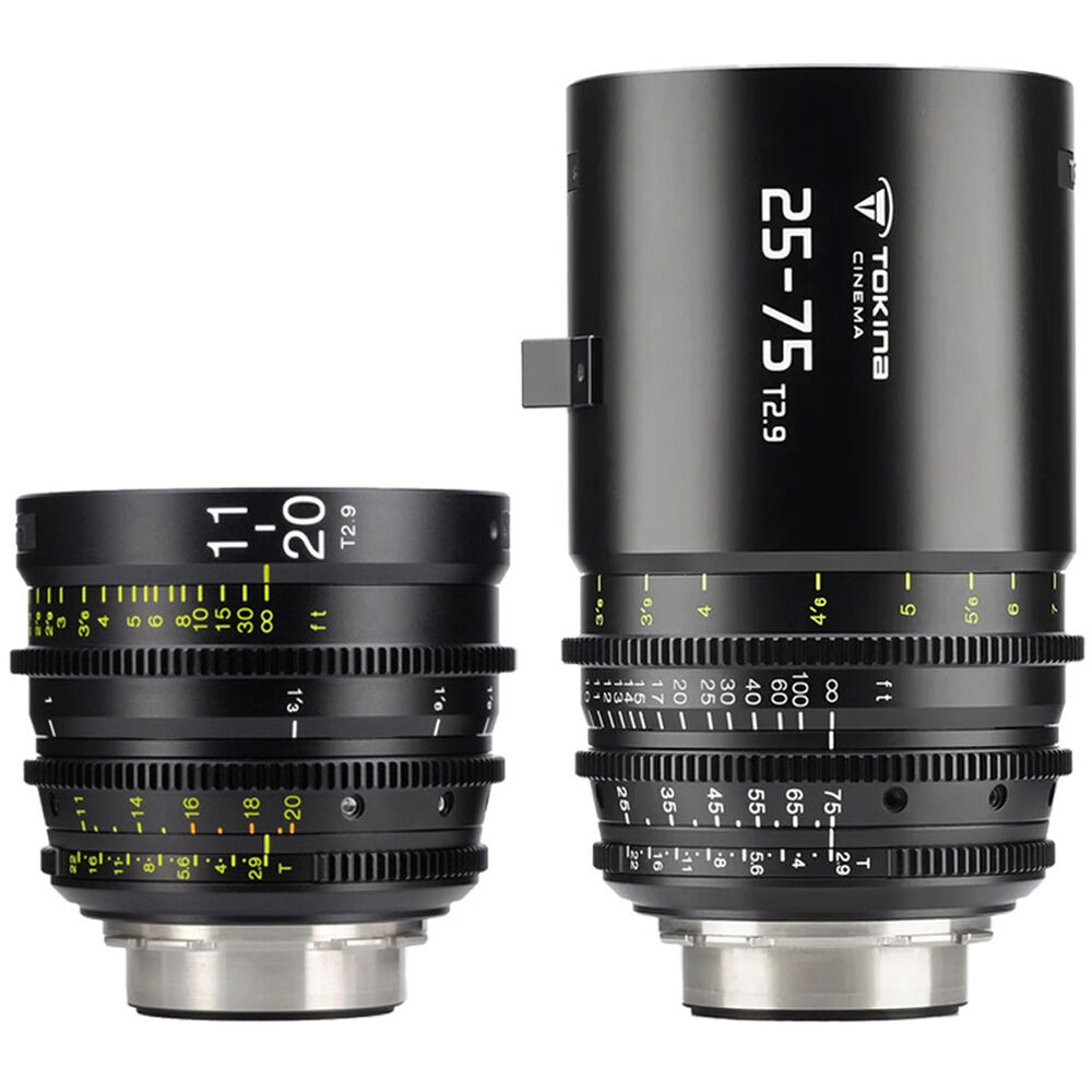 

Комплект зум-объективов Tokina Cine ATX 11-20 мм и 25-75 мм (крепление EF)