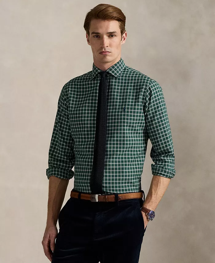 

Мужская классическая оксфордская рубашка Performance Polo Ralph Lauren, зеленый