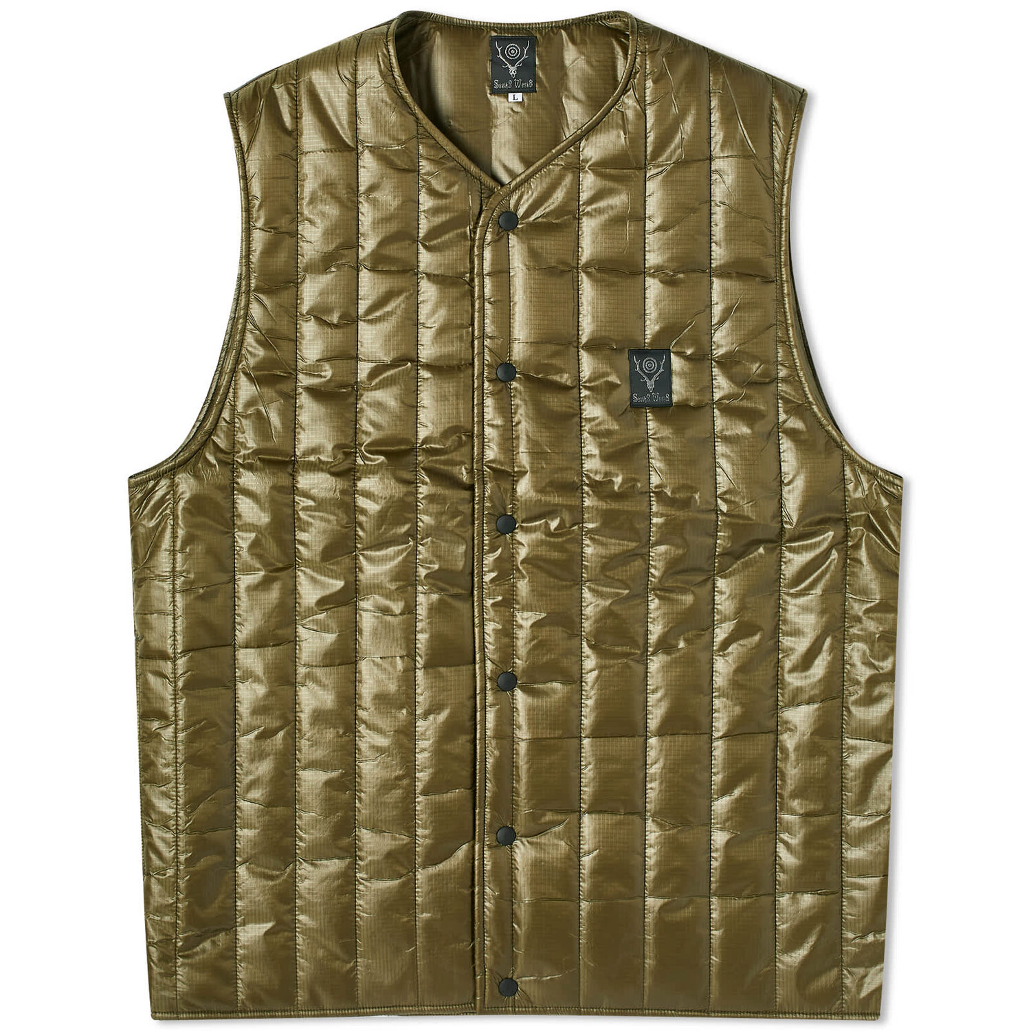 

Жилет South2 West8 Quilted Nylon Ripstop, оливковое