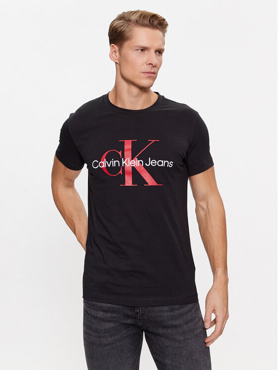

Футболка узкого кроя Calvin Klein, черный