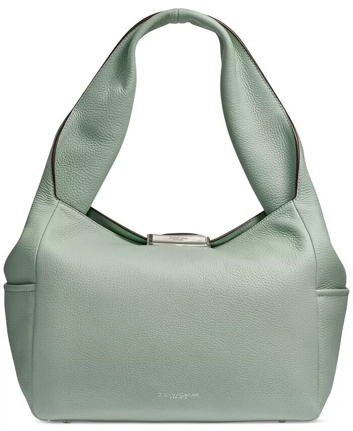 

Donna Karan Amagansett Плечо из мягкой кожи со скульптурной застежкой на магните Donna Karan New York, зеленый