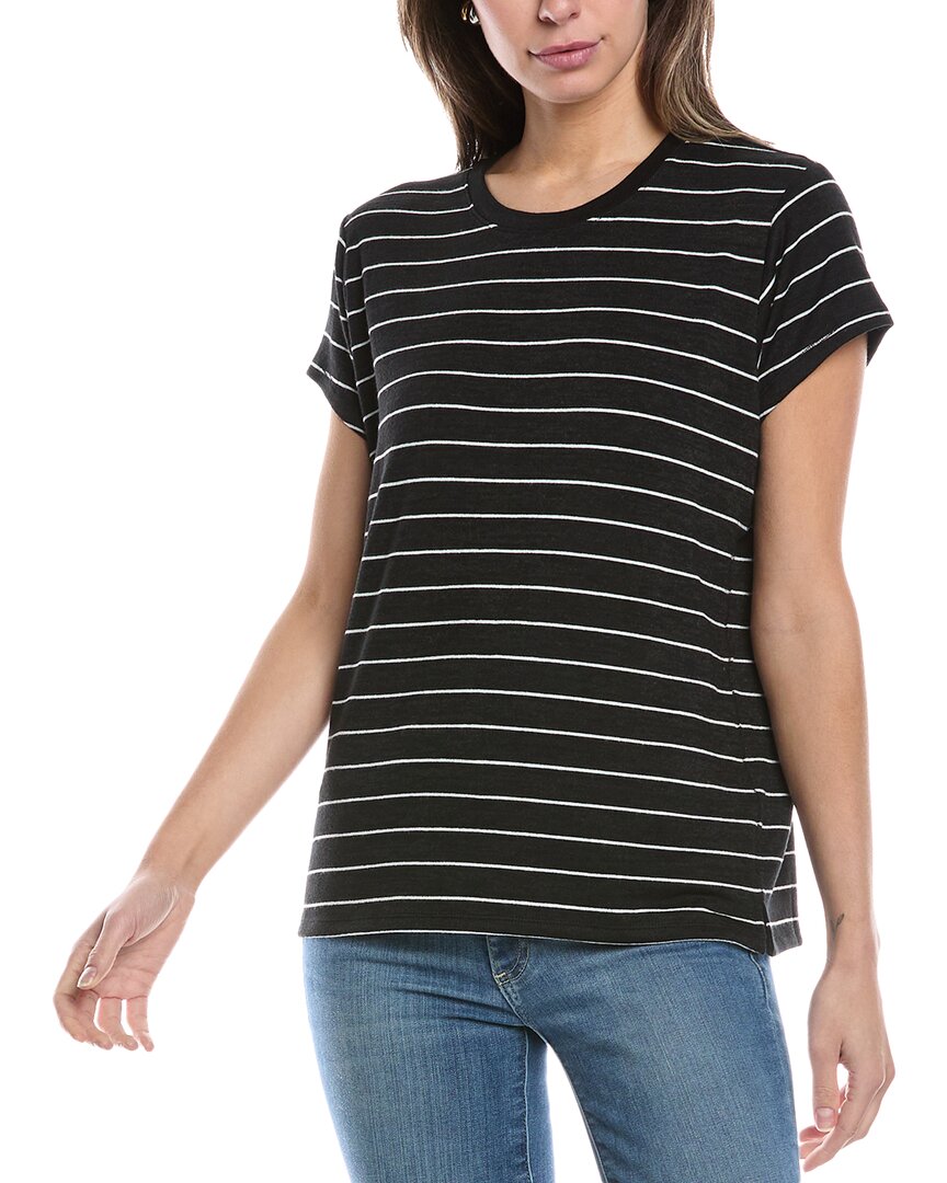 

Rag & bone Футболка в полоску Knit, цвет black multi
