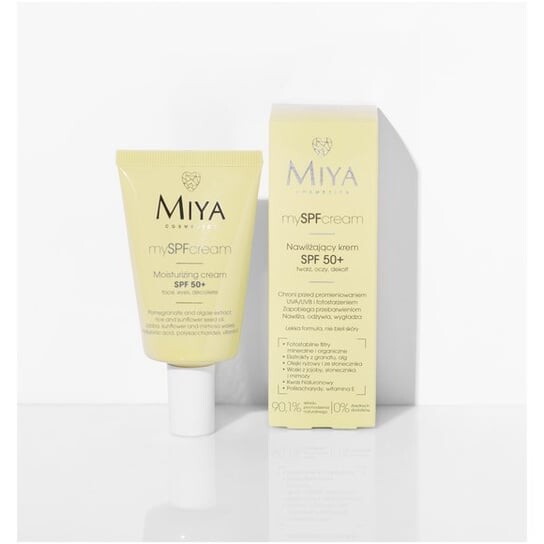 Крем для лица SPF50 MIYA COSMETICS Увлажняющий + для лица, глаз и декольте,, mySPFcream — фото 3