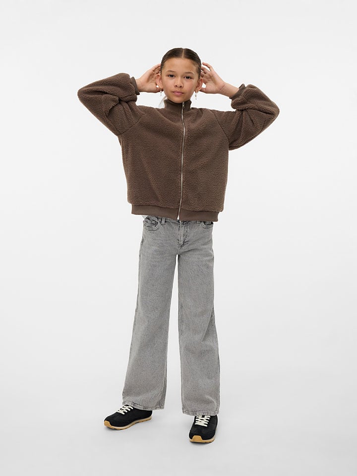 

Vero Moda Girl Флисовая куртка "Люсиль" коричневого цвета