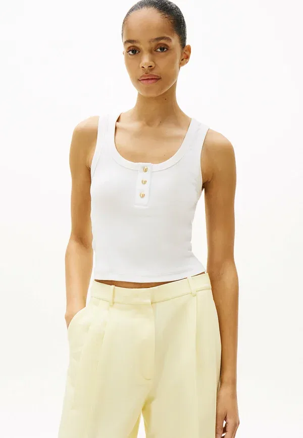 Топ Tommy Hilfiger, цвет экрю