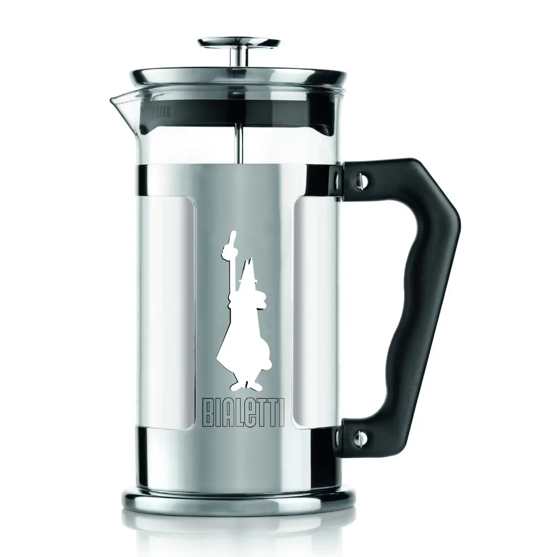 

Поршневая кофеварка Bialetti из нержавеющей стали, черный