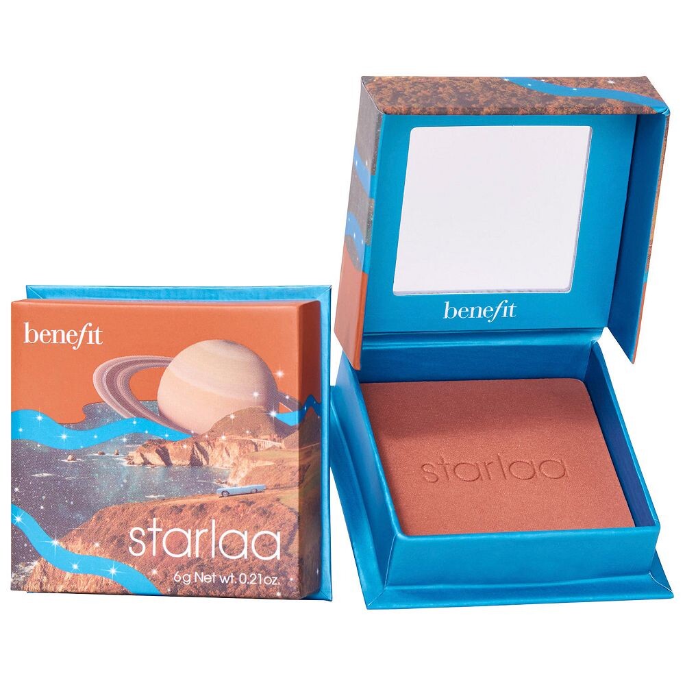 

Benefit Cosmetics Мягкие шелковистые пудровые румяна, цвет Starlaa