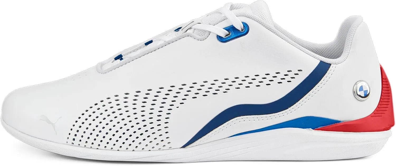 Кроссовки PUMA Unisex Adult Low Trainers BMW MMS Drift Cat Decima, Puma White Pop Red Puma White