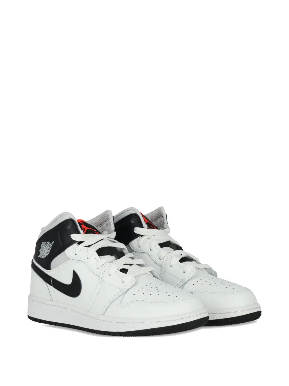 Перфорированные кроссовки Air Jordan 1 Nike Kids, белый
